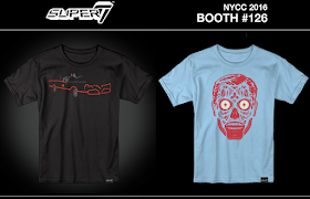 New York Comic Con 2016 Exclusive Pop Culture T-Shirts by Super7
