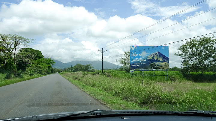 Arriving in La Fortuna