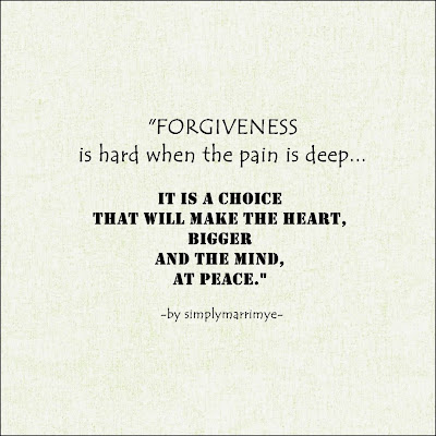 Forgiveness by simplymarrimye