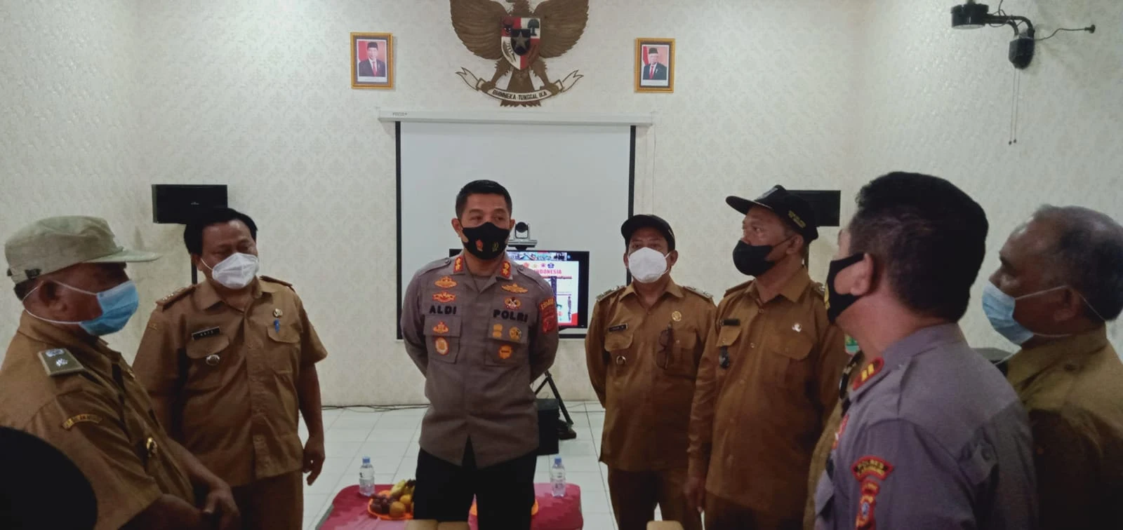 Kapolres Karawang Monitor Percepatan Vaksinasi