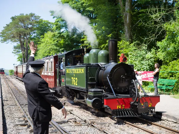 Full Steam Ahead at Woody Bay Station - Photo copyright Brett Adams (All Rights Reserved)