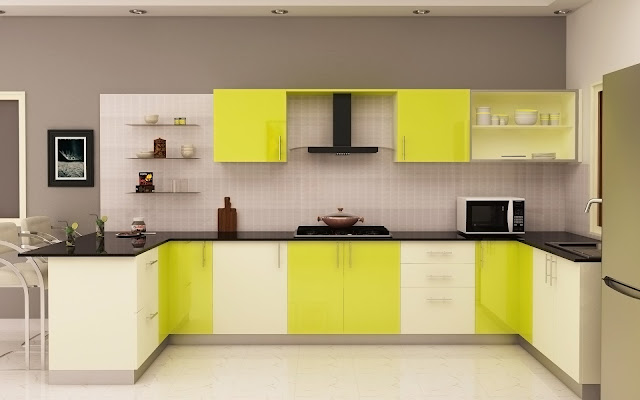  Tipe kitchen sets hijau yaitu salah satu pilihan warna desain sebuah kitchen sets 21 Model Tipe Kitchen Sets Hijau