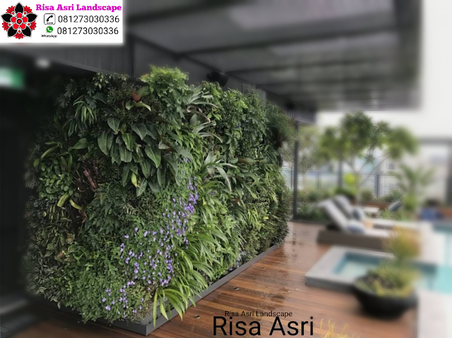 Risa Asri Landscape - Galeri Vertical Garden Tanaman Daun Asli & Palsu Atau Plastik Sintetis Artifisial