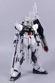 Review DABAN 6619s MG Nu Gundam Ver. Ka Titanium Finish