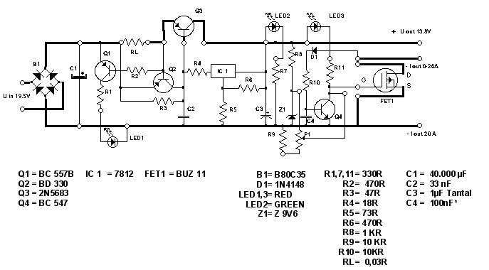 world technical DC Power  Supply  with 13 8V and 20A