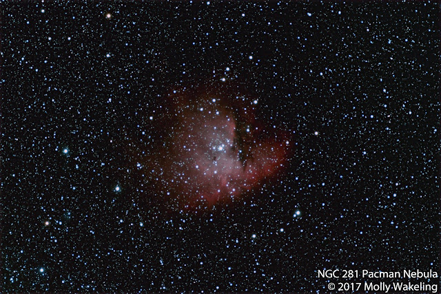 Photo of the Pacman Nebula.