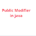 Access Modifiers in java | Public Modifier in java