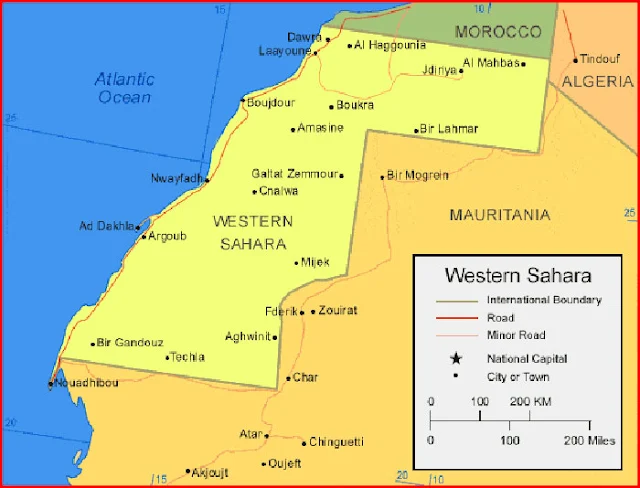 image: Map of Western Sahara
