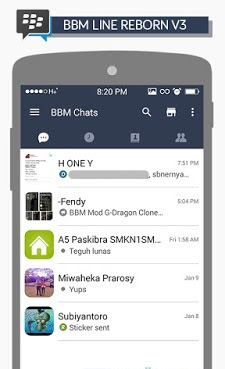 BBM Line Reborn V3 v2.11.0.18 Apk Terbaru 2016