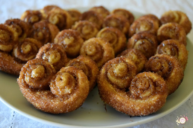 Palmeritas dulces con azúcar de caña