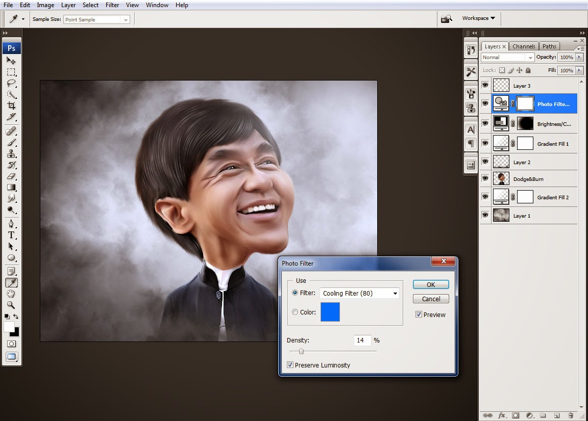  Cara membuat Karikatur dengan Photoshop