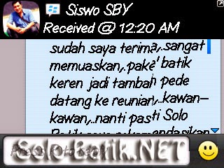 Testimoni review pembeli toko solo-batik