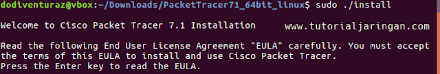 Cara Install Cisco Packet Tracer 7.1 di Ubuntu 16.04 LTS