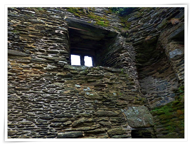 Inside Polruan Castle