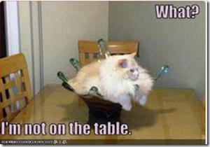 not on the table