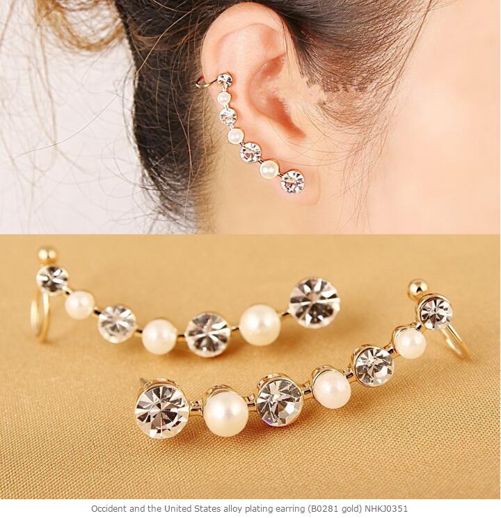  alloy plating earring