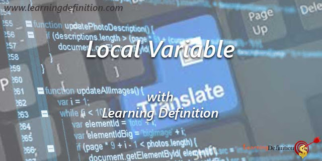 Local variable