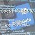 What is local variables?