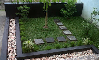 Contoh Gambar Desain Taman Rumah Minimalis 01