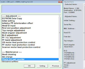 Epson l380 reset with Keygen