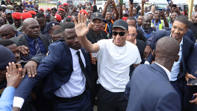 French football's top player, Kylian Mbappe visit  home country Cameroon