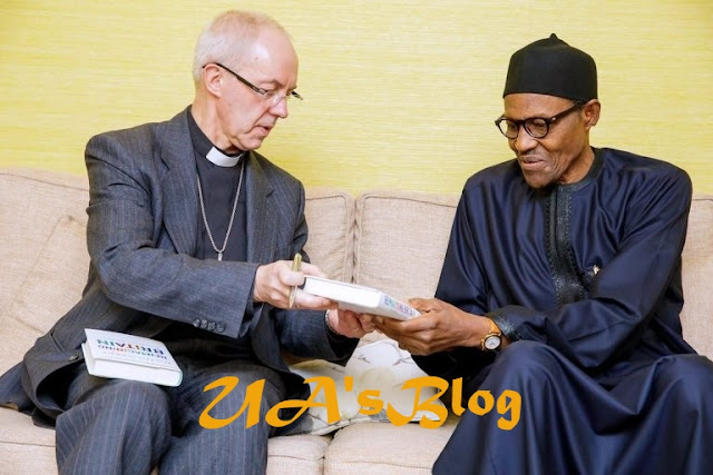 Buhari hosts Archbishop of Canterbury in London [PHOTOS]