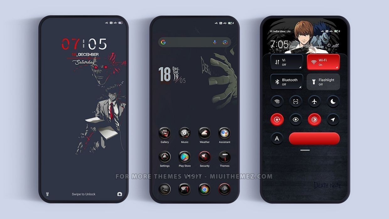 Death Note Anime MIUI Theme