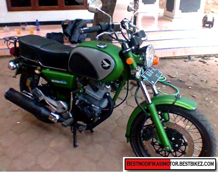 Modifikasi Honda CB Mesin Full Tiger 6 Speed - Gambar 