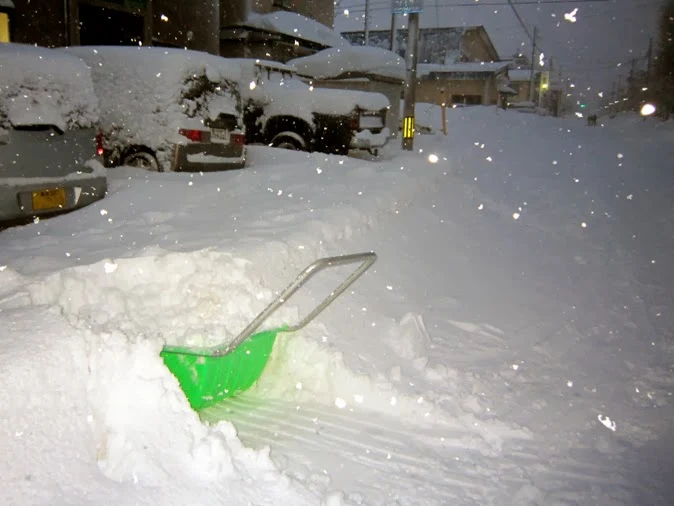 朝の積雪状況