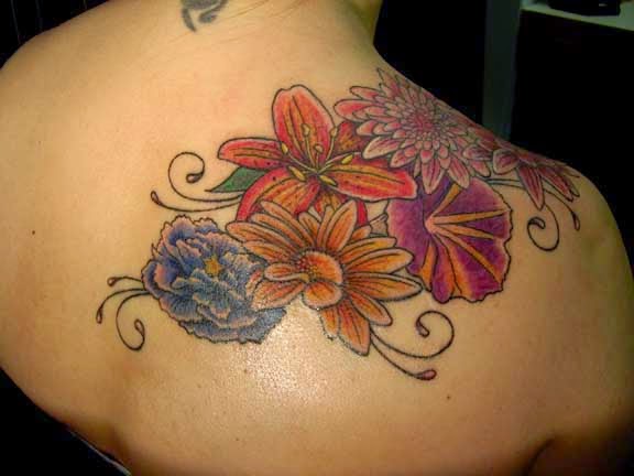 flower tattoo most in love