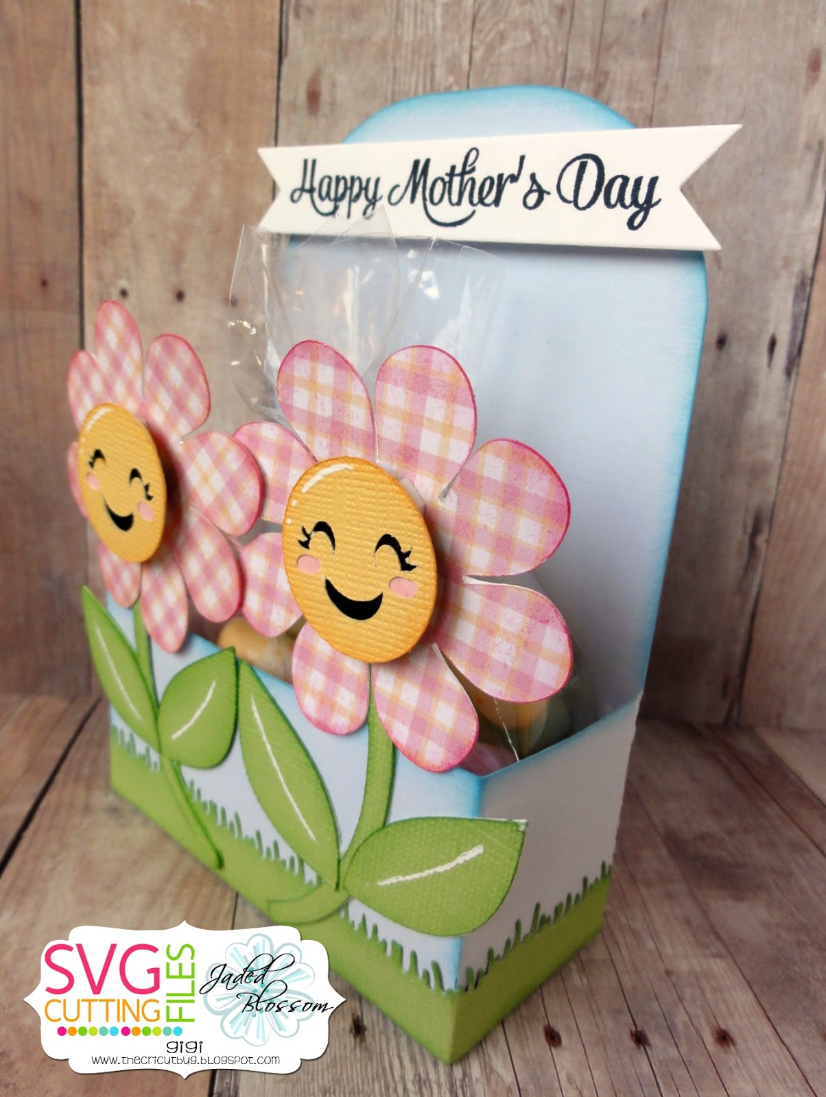 Download SVG Cutting Files: Mother's Day Flower Treat Box