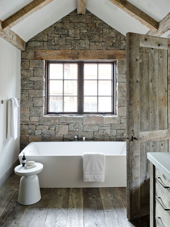 Rustic Bathroom Design Idea