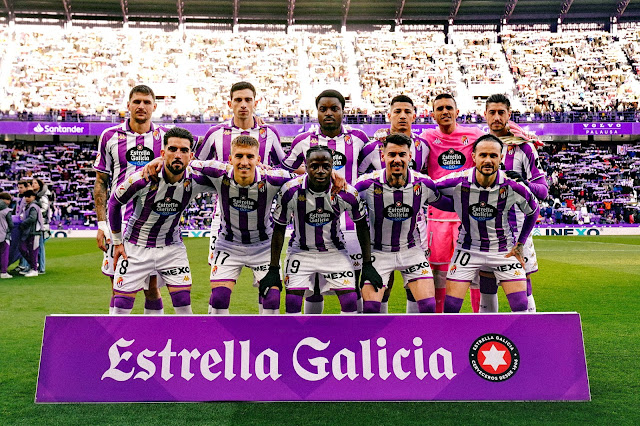 📸REAL VALLADOLID C. F. 📆9 marzo 2024 ⬆️Stanko Jurić, César Tárrega, Enzo Boyomo, Marcos André, Jordi Masip, Sergio Escudero. ⬇️Monchu, Stipe Biuk, Amath Ndiaye, Luis Pérez e Iván Sánchez. REAL VALLADOLID C. F. 2 🆚 REAL ZARAGOZA 0 Sábado 09/03/2024, 18:30 horas. Campeonato de Liga de 2ª División, jornada 30. Valladolid, estadio Municipal José Zorrilla: 15.787 espectadores. GOLES: ⚽1-0: 44’, Amath Ndiaye. ⚽2-0: 89’, Amath Ndiaye.