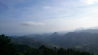 Vista de las montañas asturianas