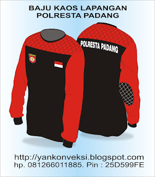 BAJU KAOS LAPANGAN PESANAN DALMAS POLRESTA PADANG