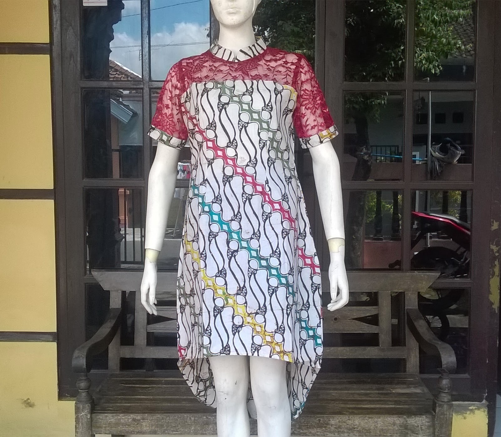  Dress  Batik  jual batik  murah Batik  modern batik  