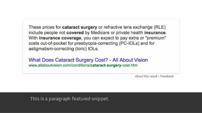 Cuplikan Unggulan Featured Snippet Paragraf