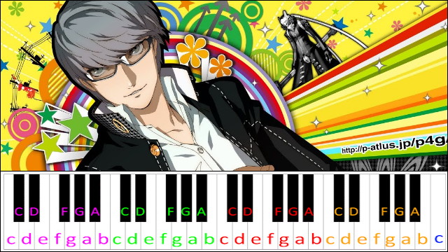 Time To Make History (Persona 4) Piano / Keyboard Easy Letter Notes for Beginners