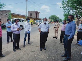 कोरोना मरीजों की बढ़ती संख्या पर जिले का प्रशासनिक अमला पहुचा जिले के ग्राम खच्चर टोडी, किया निरीक्षण