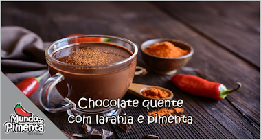 Chocolate quente com laranja e pimenta