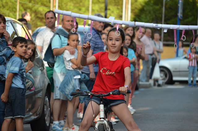 Carrera de cintas infantil en Llano