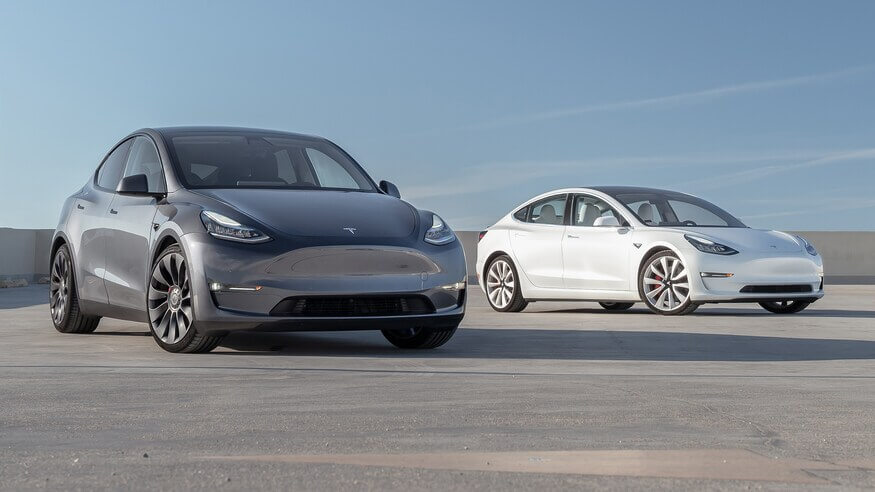 Tesla Model y Tesla Model 3