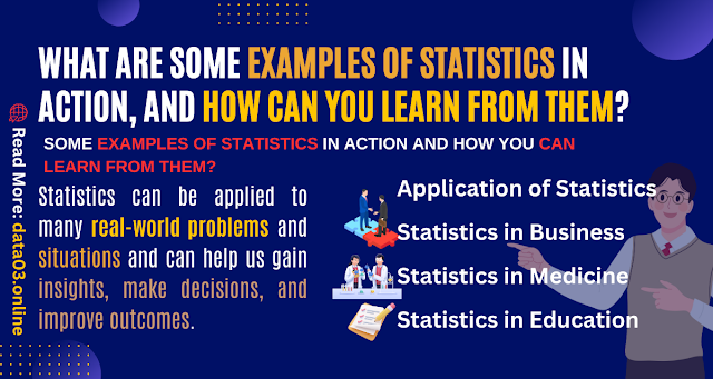 some examples of statistics in action