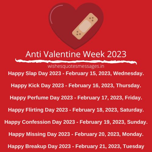 anti valentine week 2023