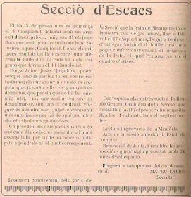 Boletín 114 del Casal Catòlic de Sant Andreu, enero de 1932