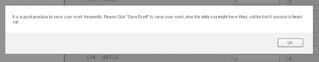 Message to 'Save As Draft'