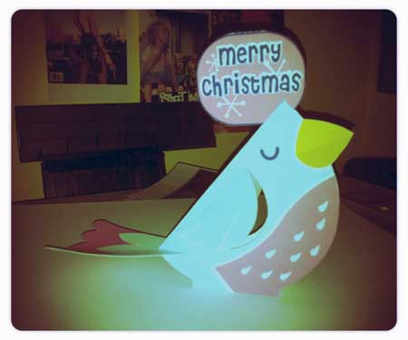 Christmas Robin Papercraft