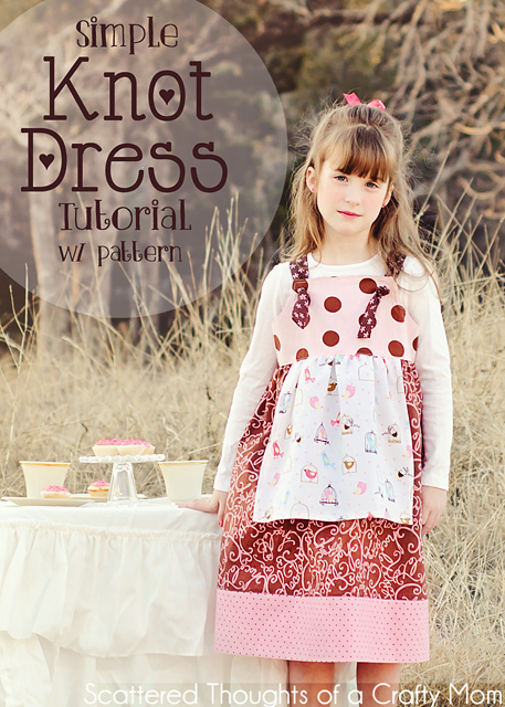 Knot dress tutorial with free pattern