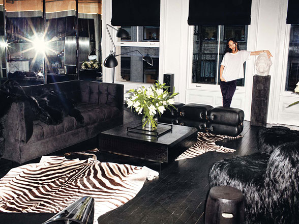 alexander wang's apartment xx W magazine