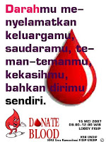 Poster Iklan donor darah yang diselengarakan oleh Himpunan Mahasiswa ...